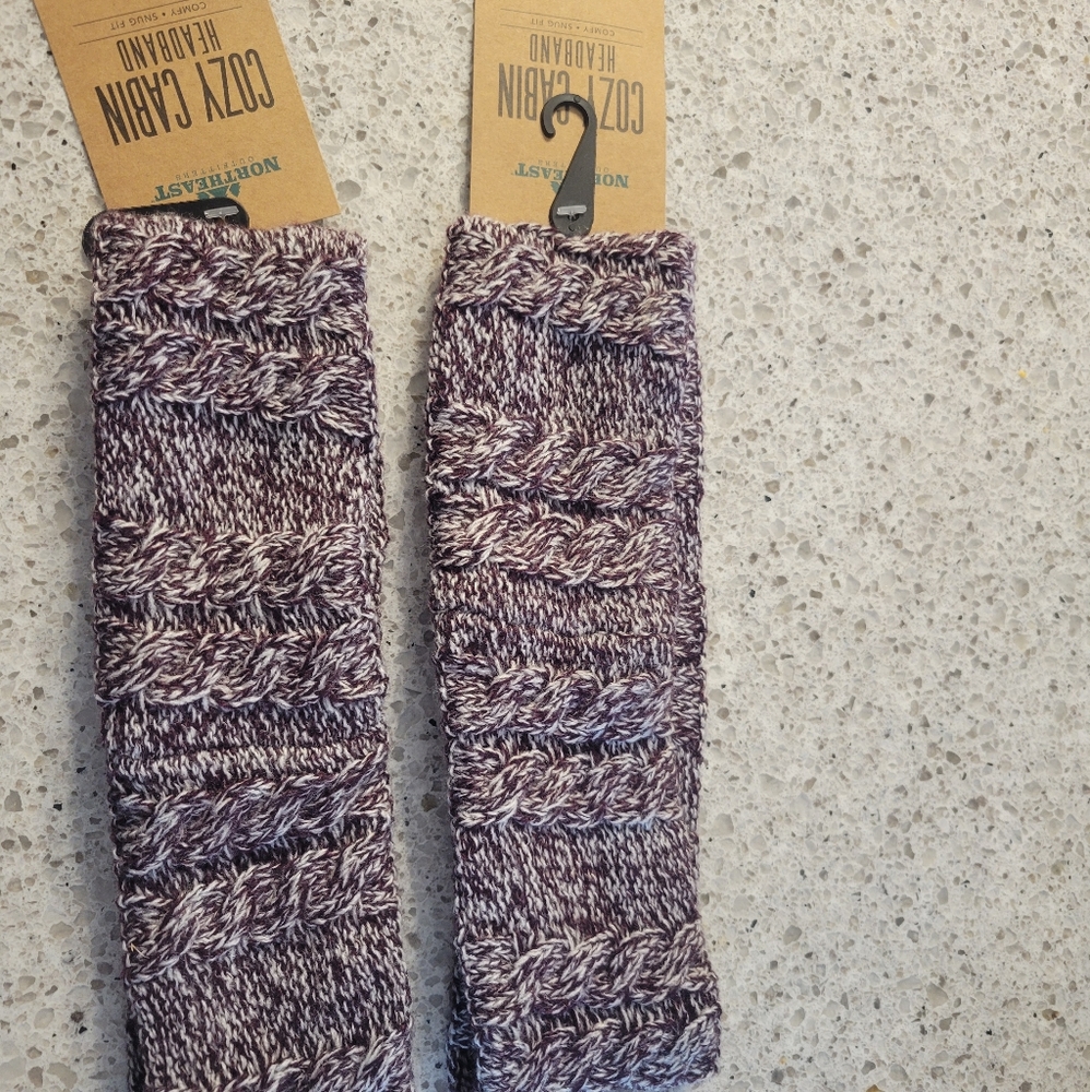 Cozy cabin headbands